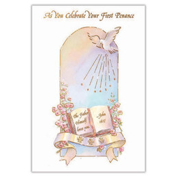 As You Celebrate Your First Penance Card