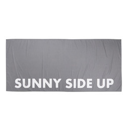 Face to Face Beach Towel - Quick Dry Oversized Beach Towel - Sunny Side Up