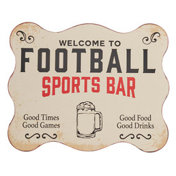 Football Bar Sign