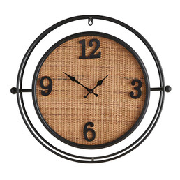 Rattan Wall Clock