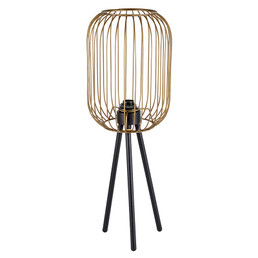 Iron Round Cage Table Lamp
