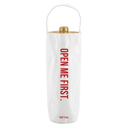 That's AllÂ® Washable Paper Wine Bag - Open Me First