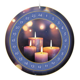 Living Advent Round Advent Calendar - 12/pk