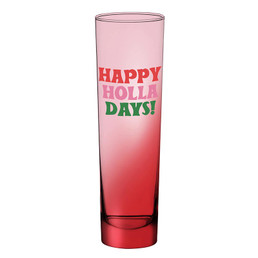 Thimblepress x Slant Flat Champagne Glass - Happy Holla Days