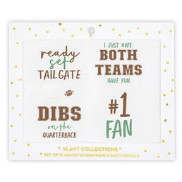 Reusable Wineglass Decals - Tailgate