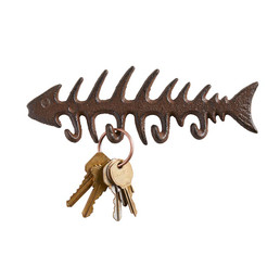 Coastal Cast Iron - Stoker Fish Key Hook