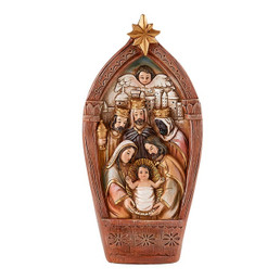 Arched Nativity Scene - 2/pk