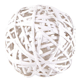 White Rattan Ball - Large