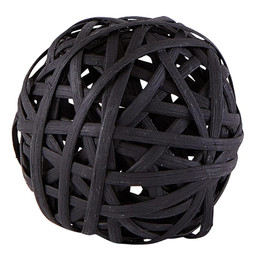 Black Rattan Ball - Small