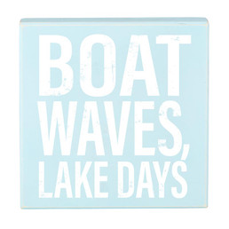 Box Sign - Boat Waves