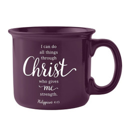 I Can Do All Things Through Christ Mug with Gift Wrap - 4/pk