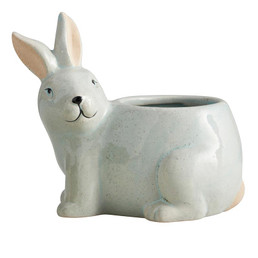 Blue Rabbit Planter