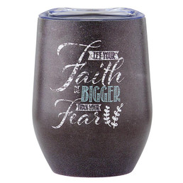 Wine Tumbler - Faith be