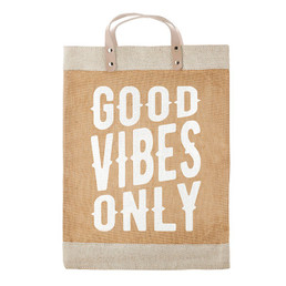 Farmer's Market Tote - Good Vibes