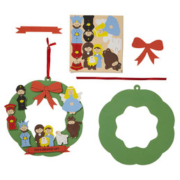 God's Greatest Gift Foam Wreath Craft Kit