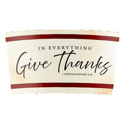 Be Thankful Coffee Sleeve - 25/pk