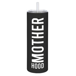 Matte Skinny Tumbler With Straw - motherhood