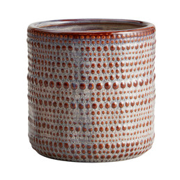 Smoke Dotted Pot - Large