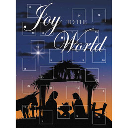 Joy to the World Advent Calendar - 12/pk