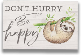 Block Sign - Don't Hurry Be Happy