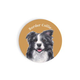Ceramic Car Coaster - Border Collie