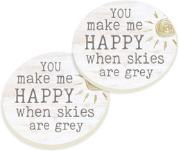 Car Coasters - You Make Me Happy