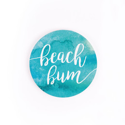 Car Coaster - Beach Bum