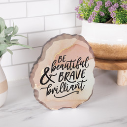 Be Brave Brilliant & Beautiful Shape