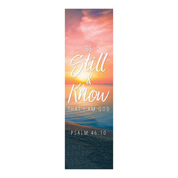 Foundation Series Banner - Be Still and Know That I Am God