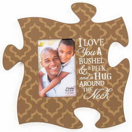 Puzzle Photo Frame I Love You