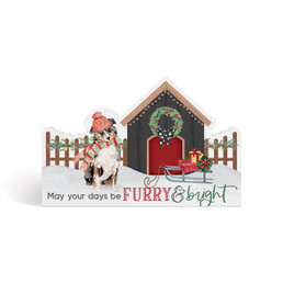 Shape Sign - May Your Days Be Furry