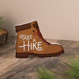 Shape Sign - Take A Hike
