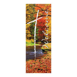Welcome Series X-Stand Banner - Fall