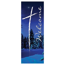 Welcome Series X-Stand Banner - Winter
