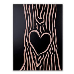 Carved Black Plaque