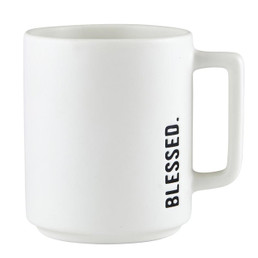 Matte Cafe Mug - Blessed