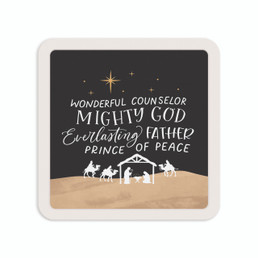 Christmas Ceramic Mini Sign - Wonderful