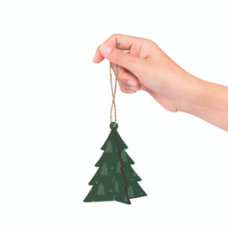 3D Ornament - Green Tree