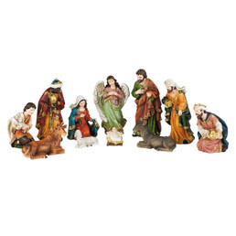 11-Piece 8-1/4" Heirloom Nativity Set