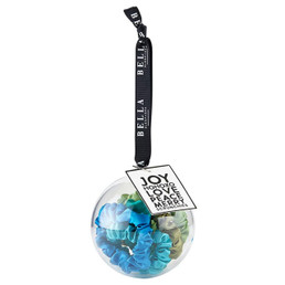Round Ornament Scrunchie - Blue Jewels