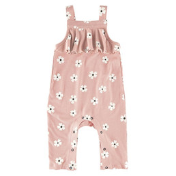 Overall Ruffle Romper - Floral Overall Ruffle Romper - Floral
