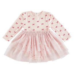 Tutu Dress - Red Bows