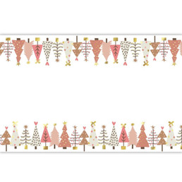 Paper Table Runner - Blush Trees Paper Table Runner - Blush Trees