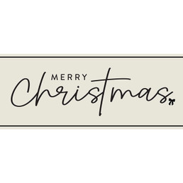 Paper Table Runner - Merry Christmas Paper Table Runner - Merry Christmas