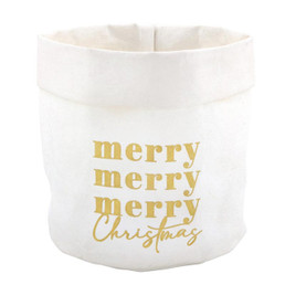 Washable Paper Pouches - Small - Merry Christmas Washable Paper Pouches - Small - Merry Christmas