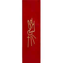 70" Satin Descending Dove Confirmation Stole 70" Satin Descending Dove Confirmation Stole