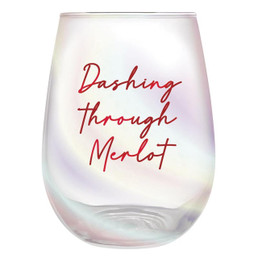 Wine Glass - Dashing Through Merlot