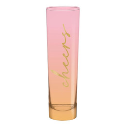 Tall Champagne Glass - Cheers Bday