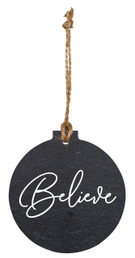 Ornament Round Believe