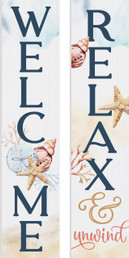 Porch Sign - Reversable - Welcome - Relax